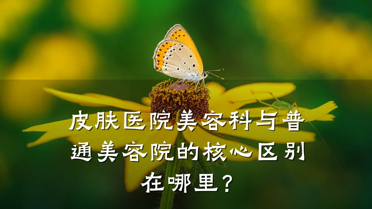 皮肤医院美容科与普通美容院的核心区别在哪里？