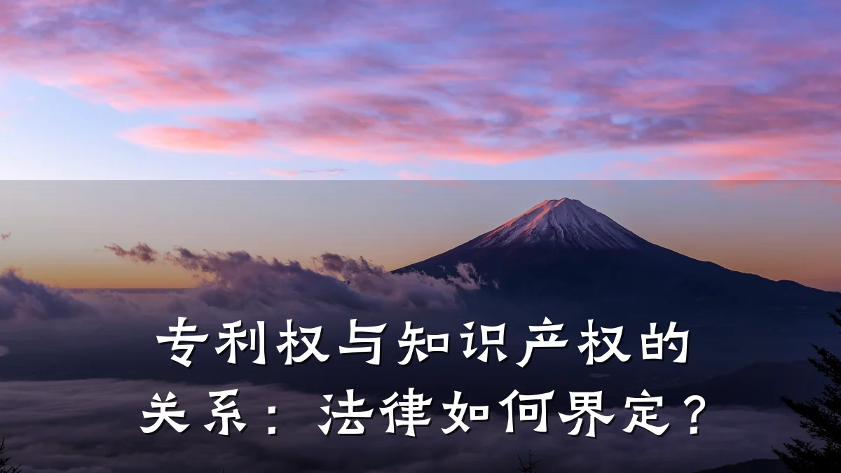 专利权与知识产权的关系：法律如何界定？