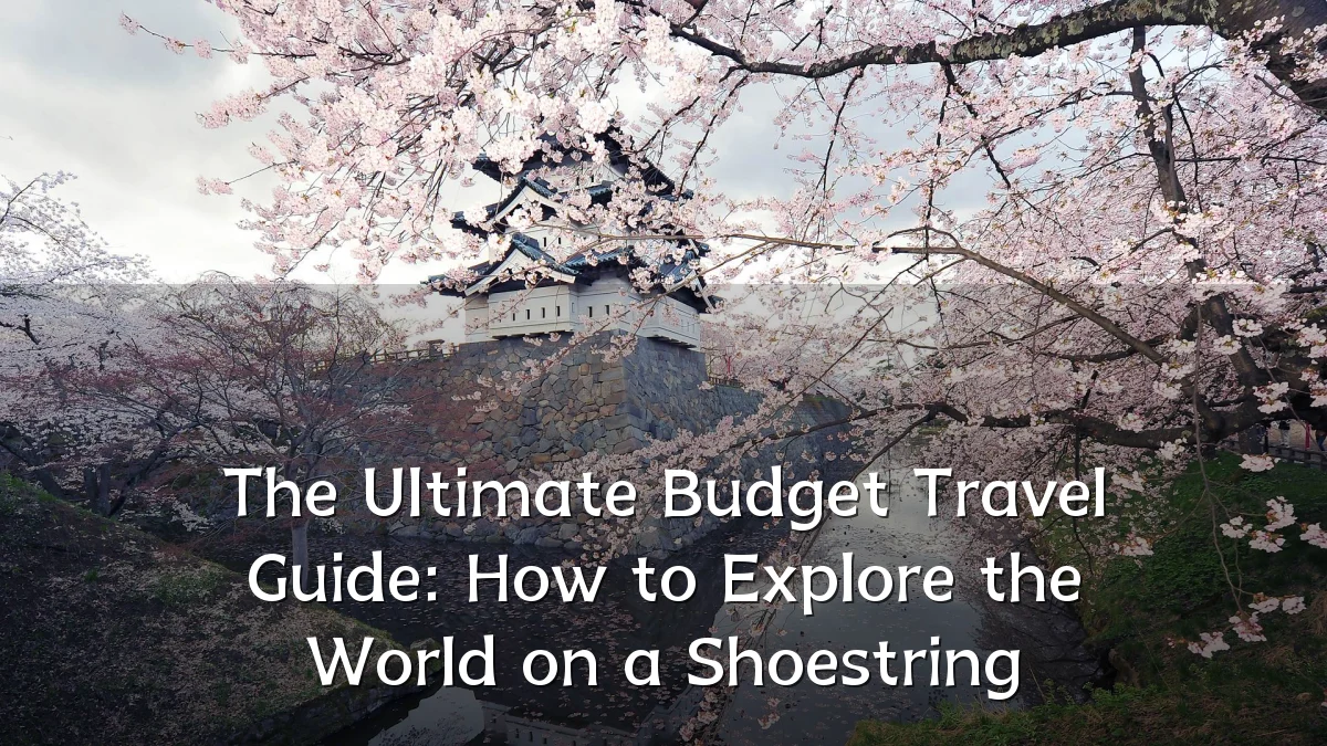 The Ultimate Budget Travel Guide: How to Explore the World on a Shoestring
