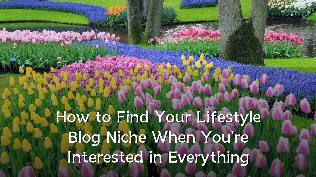 How to Find Your Lifestyle Blog Niche When You're Interested in Everything