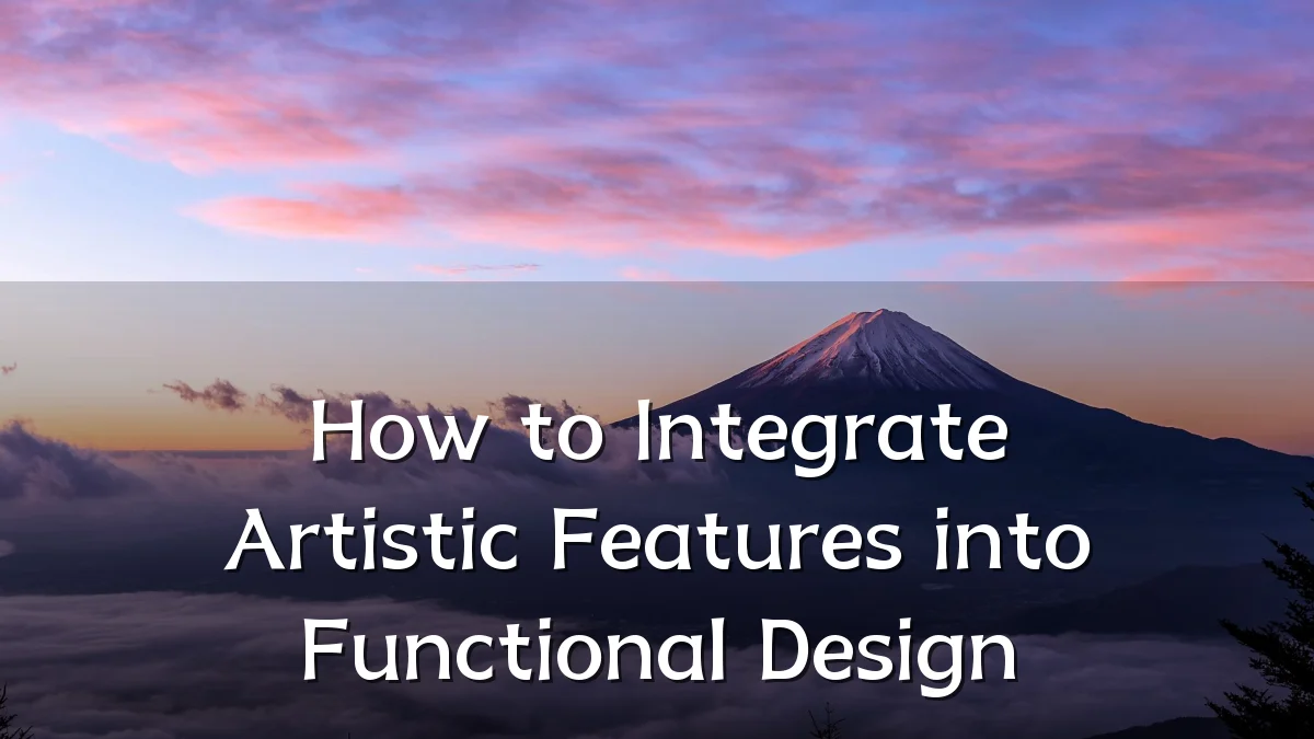 How to Integrate Artistic Features into Functional Design